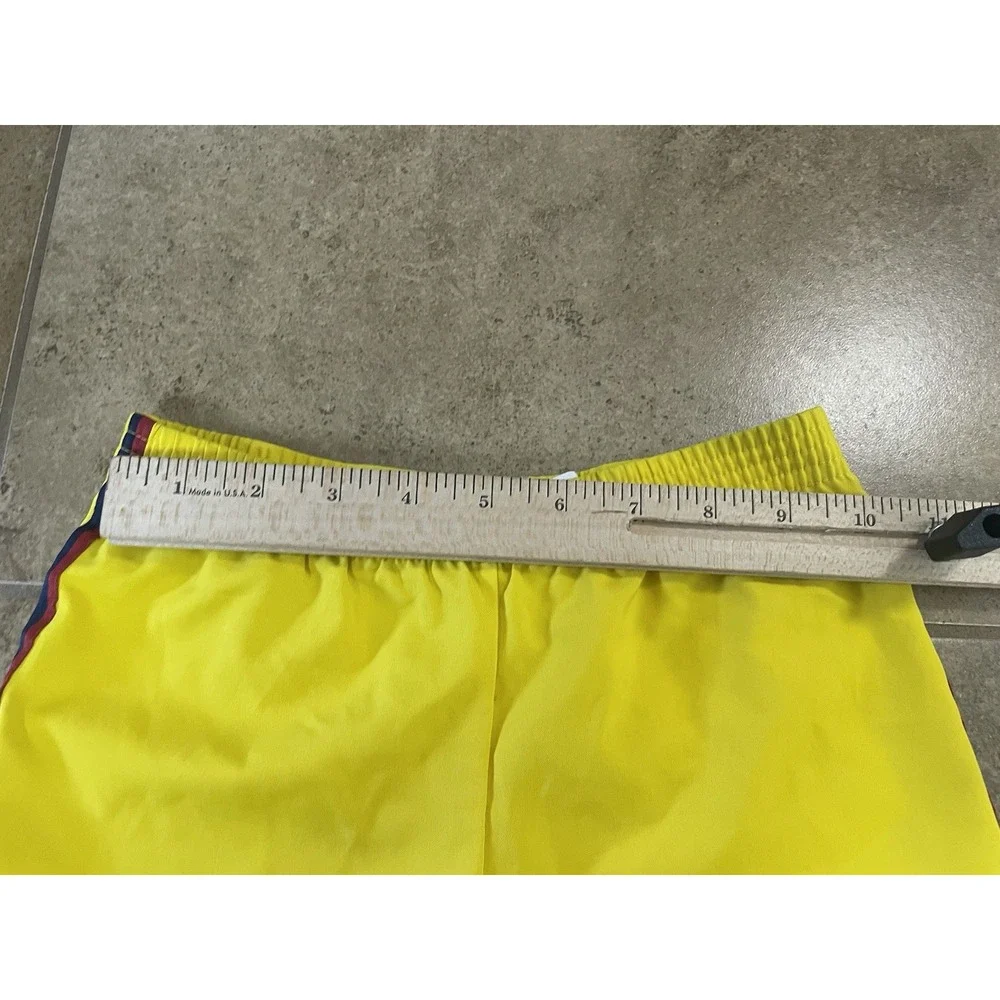 Nike FC Barcelona Dri-FIT Kids Sz XS 4-5 Soccer Football Shorts Yellow Slim Fit